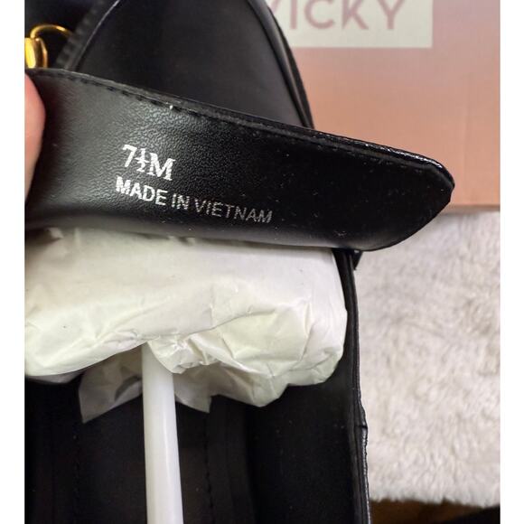 Lisa Vicky Zany-V Black Sheep Nappa NWT Size 7.5 M - Picture 3 of 6